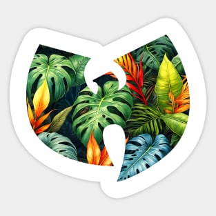 Wutang Hawaii Summer Style Vintage Logo Sticker